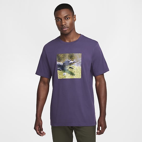 Purple Golf Shirts. Nike